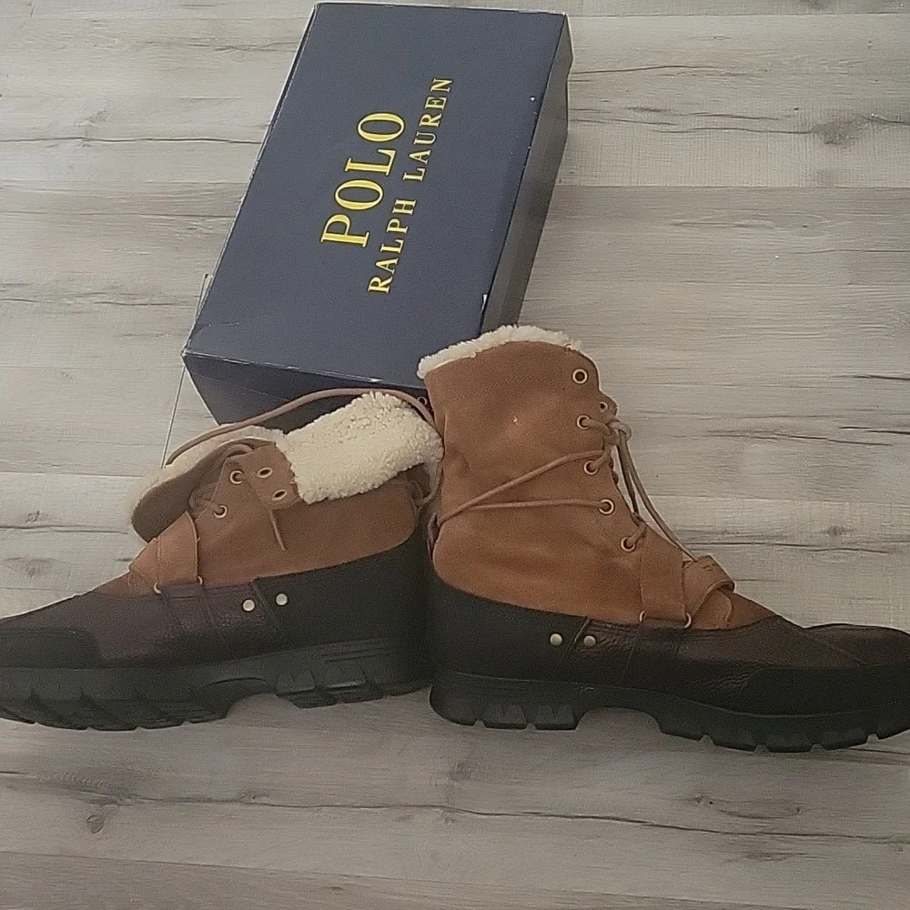 POLO RALPH LAUREN BOOTS SIZE 13D EUC